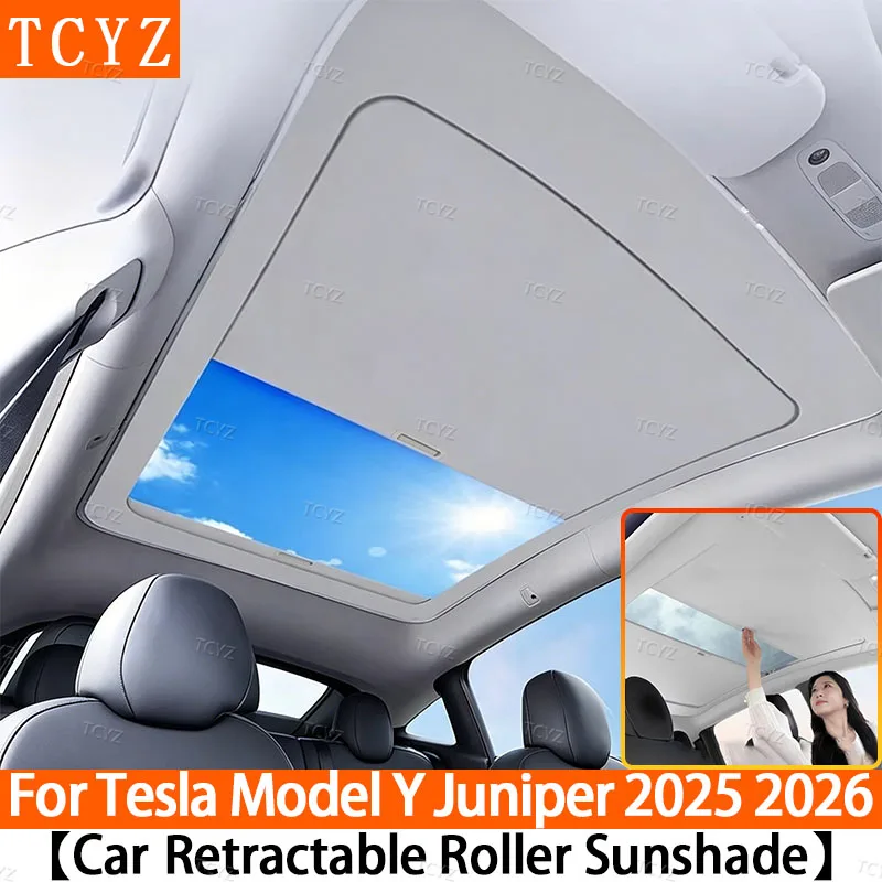 Retractable Panoramic Sun Visor for New Tesla Model Y Juniper 2025 2026& Model 3 2020-2024 2025 2026 Highland Anti-UV Sunshade
Retractable Panoramic Sun Visor for New Tesla Model Y Juniper 2025 2026& Model 3 2020-2024 2025 2026 Highland Anti-UV Sunshade