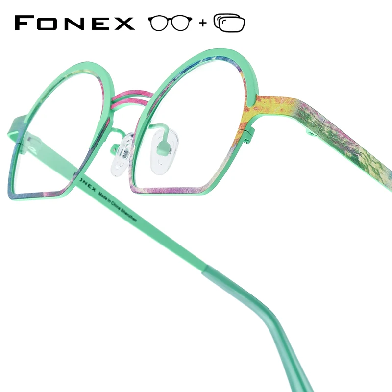 FONEX Progressive Prescription Glasses Photochromic Myopia Optical Lens Eyewear Men Half Round Eyeglasses Titanium Women 85939
FONEX Progressive Prescription Glasses Photochromic Myopia Optical Lens Eyewear Men Half Round Eyeglasses Titanium Women 85939
