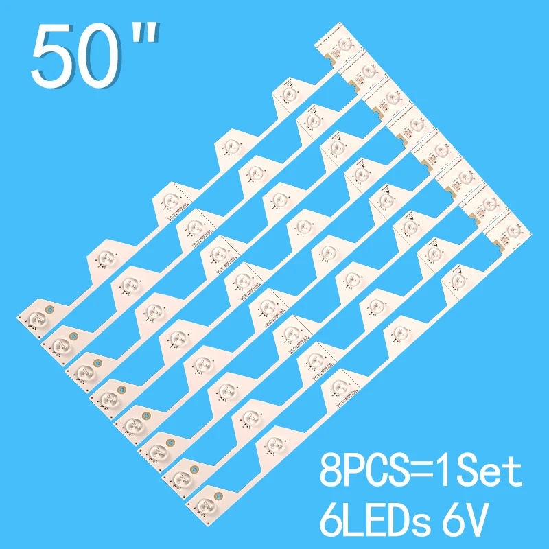 8 шт. светодиодов для 50UA6406 50U6500C 50S6806 U50S6806S 6 ламп 50 дюймов LVU500NDEL TMT_50E5800_8X6_3030C_6S1P_W44 P96 YHB-4C-LB5006-YH2
8 шт. светодиодов для 50UA6406 50U6500C 50S6806 U50S6806S 6 ламп 50 дюймов LVU500NDEL TMT_50E5800_8X6_3030C_6S1P_W44 P96 YHB-4C-LB5006-YH2