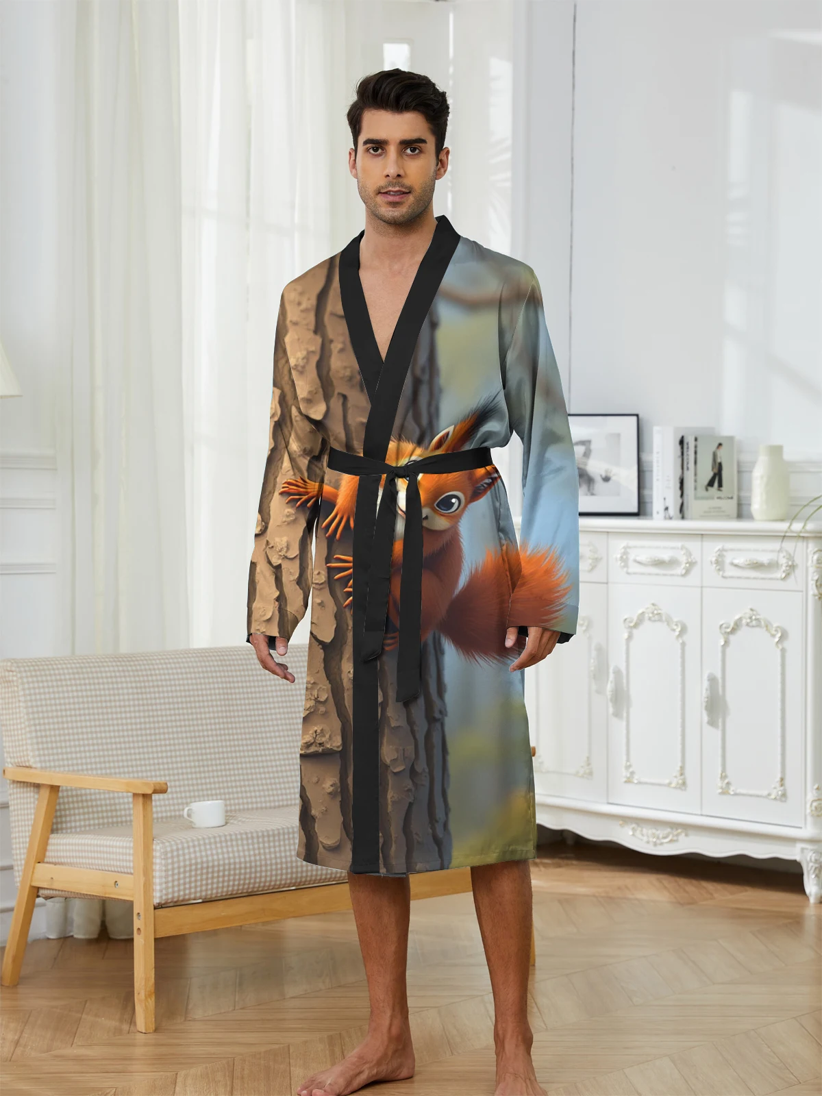 1pcs Men's Robes 2026 Spring/Summer bath robe Sleepwear dressing gown Sleepwear Shower robe Breathable 3D Printed Graphic
1pcs Men's Robes 2026 Spring/Summer bath robe Sleepwear dressing gown Sleepwear Shower robe Breathable 3D Printed Graphic