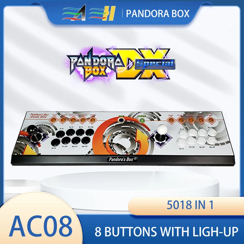 Retro Video Game Arcade Consoles Games Pandora Box 5000 Control For Pc Arcade Box 5018 4 Players 8 Buttons
Retro Video Game Arcade Consoles Games Pandora Box 5000 Control For Pc Arcade Box 5018 4 Players 8 Buttons