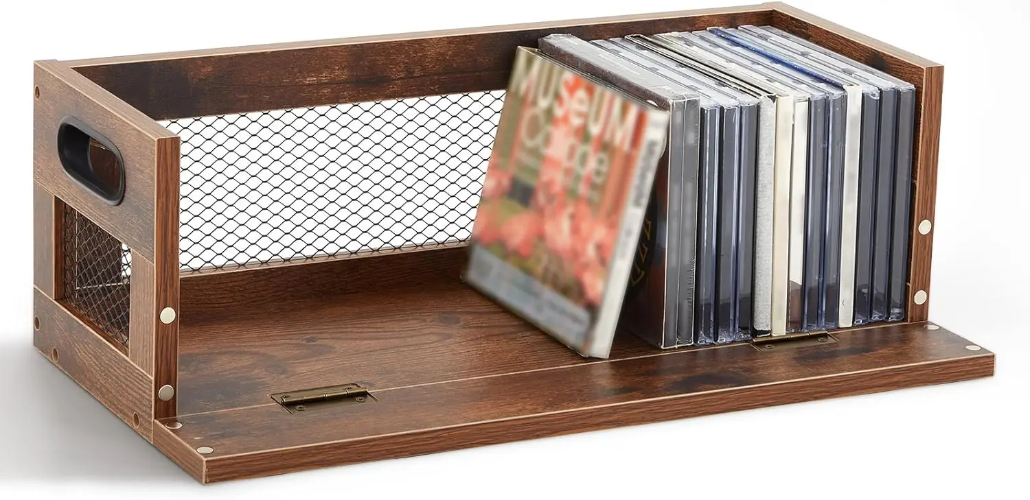 1 Set Retro Cd Storage Box Holder Shelf Metal & Wooden Display Racks with Carrying Handles, Cassette Tape Organizer Shelf
1 Set Retro Cd Storage Box Holder Shelf Metal & Wooden Display Racks with Carrying Handles, Cassette Tape Organizer Shelf
