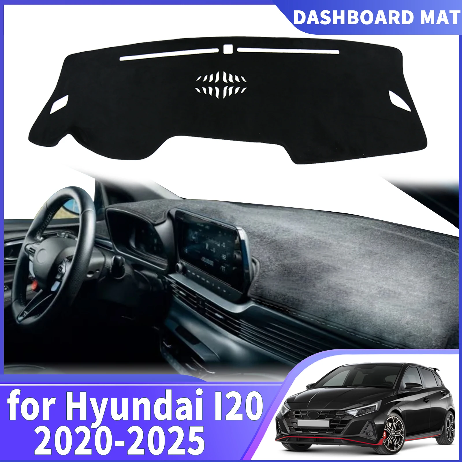 fit for Hyundai I20 III 2020-2022 2023 2024 2025 DashMat Sunshade Dashmat Dashboard Cover Pad Protective Carpet Car Accessories
fit for Hyundai I20 III 2020-2022 2023 2024 2025 DashMat Sunshade Dashmat Dashboard Cover Pad Protective Carpet Car Accessories