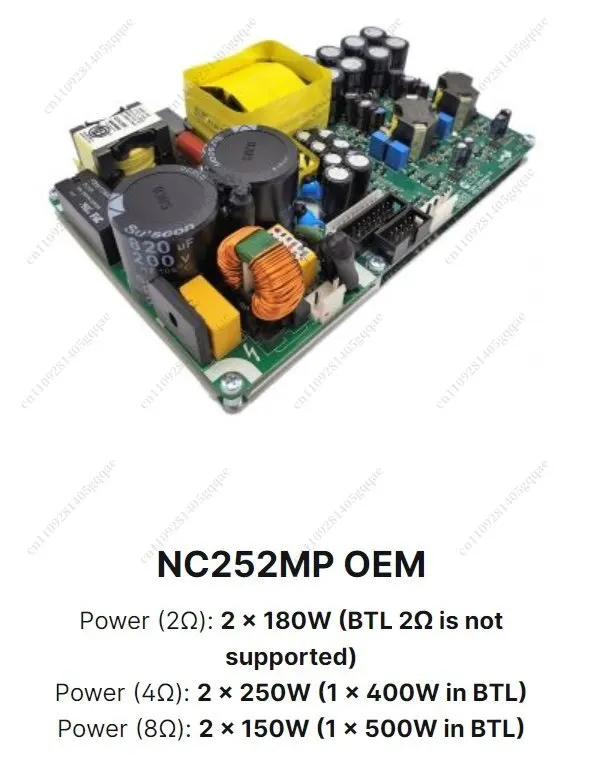 The Latest NC252MP 502MP Amplifier Board
The Latest NC252MP 502MP Amplifier Board