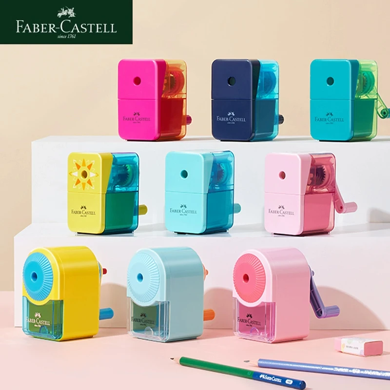 Faber-Castell Automatically Enters Lead Pencil Sharpener Desktop Rotary Anti Sticking Lead Second gear Hand-cranked Sharpener
Faber-Castell Automatically Enters Lead Pencil Sharpener Desktop Rotary Anti Sticking Lead Second gear Hand-cranked Sharpener