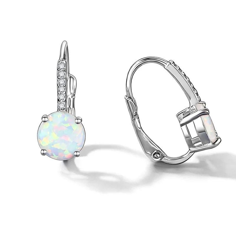 Apexelle Brand Fashion Jewelry Copper Earring Round Opal Drop Earrings For Women Lever Back Design Fine Jewelry
Apexelle Brand Fashion Jewelry Copper Earring Round Opal Drop Earrings For Women Lever Back Design Fine Jewelry