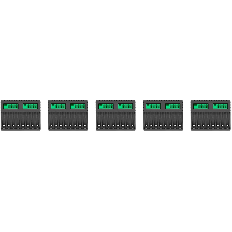 【Buy It-Now!】5X Battery Charger LCD Display Smart Intelligent 8-Slot Chargers For AA/AAA Nicd Nimh Rechargeable Batteries AA AAA 
【Buy It-Now!】5X Battery Charger LCD Display Smart Intelligent 8-Slot Chargers For AA/AAA Nicd Nimh Rechargeable Batteries AA AAA