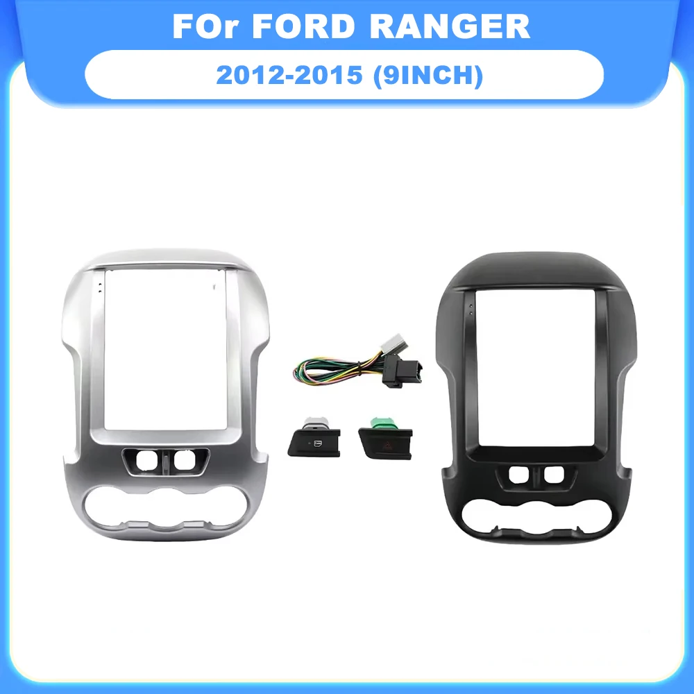 9.7 Inch 2 Din Car Radio Fascias For FORD RANGER 2012-2015 Tesla Style Multimedia Frame Video Player Navigation DVD Panel Trim
9.7 Inch 2 Din Car Radio Fascias For FORD RANGER 2012-2015 Tesla Style Multimedia Frame Video Player Navigation DVD Panel Trim