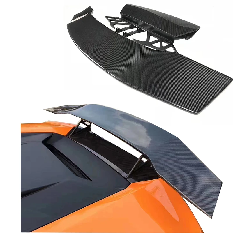 DMC Style Dry Carbon Fiber Rear Spoiler Wing for Lamborghini Huracan LP580 LP610
DMC Style Dry Carbon Fiber Rear Spoiler Wing for Lamborghini Huracan LP580 LP610