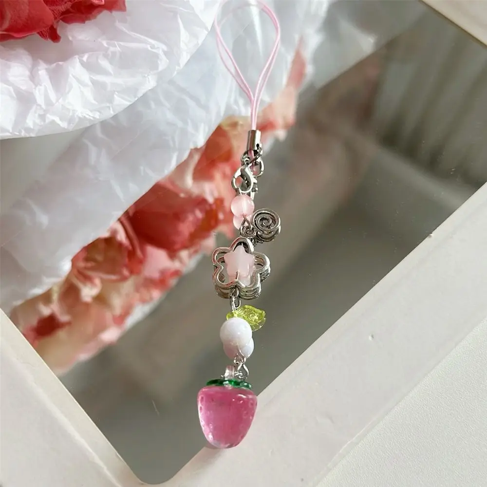 Aesthetic Sweet Y2K Strawberry Phone Lanyard Beaded Pendant Fruits Phone Chain Transparent Pink Red Phone Strap Charm Phone Case
Aesthetic Sweet Y2K Strawberry Phone Lanyard Beaded Pendant Fruits Phone Chain Transparent Pink Red Phone Strap Charm Phone Case
