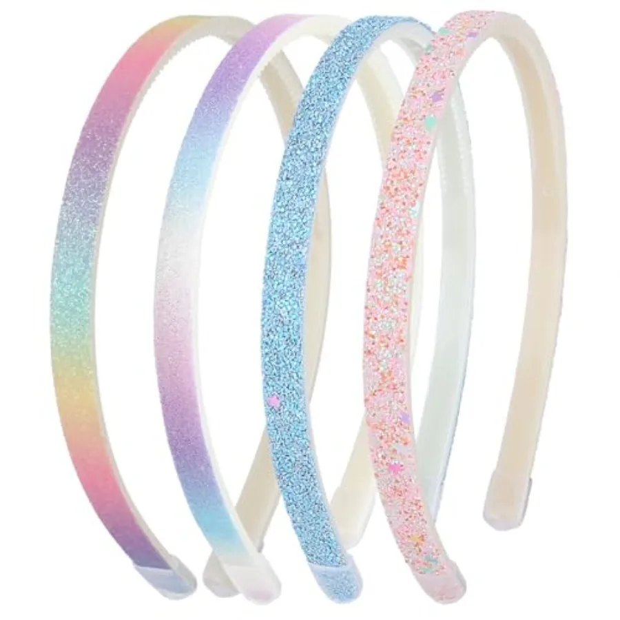 WLLHYF Glitter Headband, 4pcs Plastic Sparkly Cute Non Slip Chunky Hairbands, Thick Bling Confetti Rainbow Hair Bands with Teet
WLLHYF Glitter Headband, 4pcs Plastic Sparkly Cute Non Slip Chunky Hairbands, Thick Bling Confetti Rainbow Hair Bands with Teet