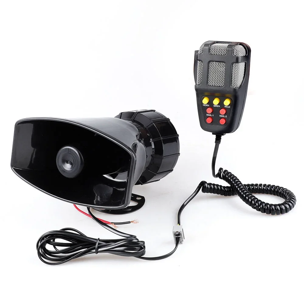 7 Sound Loud 100W DC 12V Car Alarm Horn with MIC Plastic Motorcycle Siren for Vehicle SUV Warning
7 Sound Loud 100W DC 12V Car Alarm Horn with MIC Plastic Motorcycle Siren for Vehicle SUV Warning
