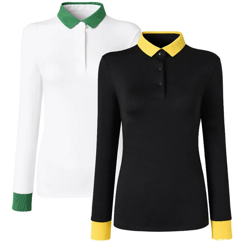 Women Long-sleeved Elastic Golf Shirts Ladies Breathable Golf Sports Polo T-shirt Quick-dry Casual Tops Girls Sportswear 2 Color
Women Long-sleeved Elastic Golf Shirts Ladies Breathable Golf Sports Polo T-shirt Quick-dry Casual Tops Girls Sportswear 2 Color