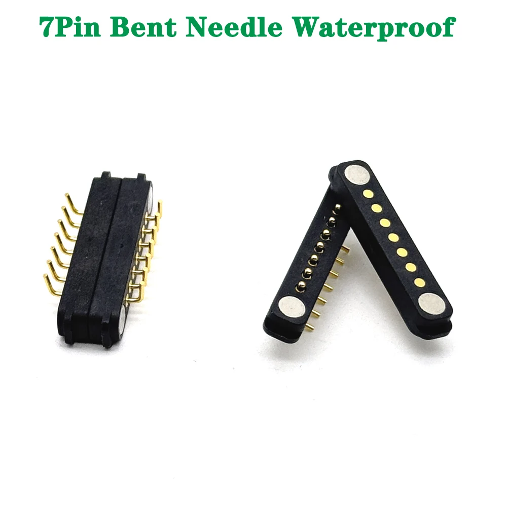 1Pair Bent Needle DC 36V 1A Waterproof Magnetic Pogo Pin Connector 7Pin Pogopin Male FemaleConnector Spring DC Power Socket
1Pair Bent Needle DC 36V 1A Waterproof Magnetic Pogo Pin Connector 7Pin Pogopin Male FemaleConnector Spring DC Power Socket