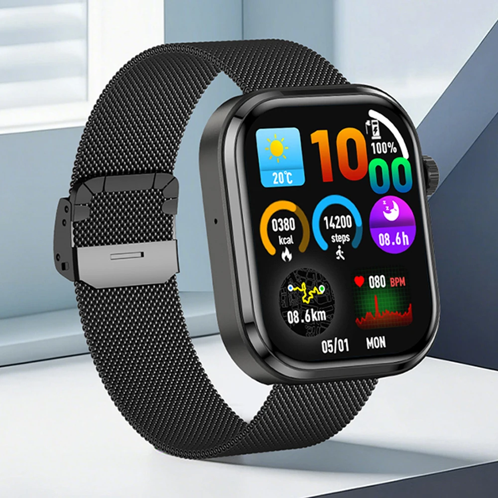 NEW Smartwatch 1.83"HD Screen Heart Rate Blood Pressure Monitor Bluetooth Call Multi-Sport Modes Smart Watches For Women Men
NEW Smartwatch 1.83"HD Screen Heart Rate Blood Pressure Monitor Bluetooth Call Multi-Sport Modes Smart Watches For Women Men