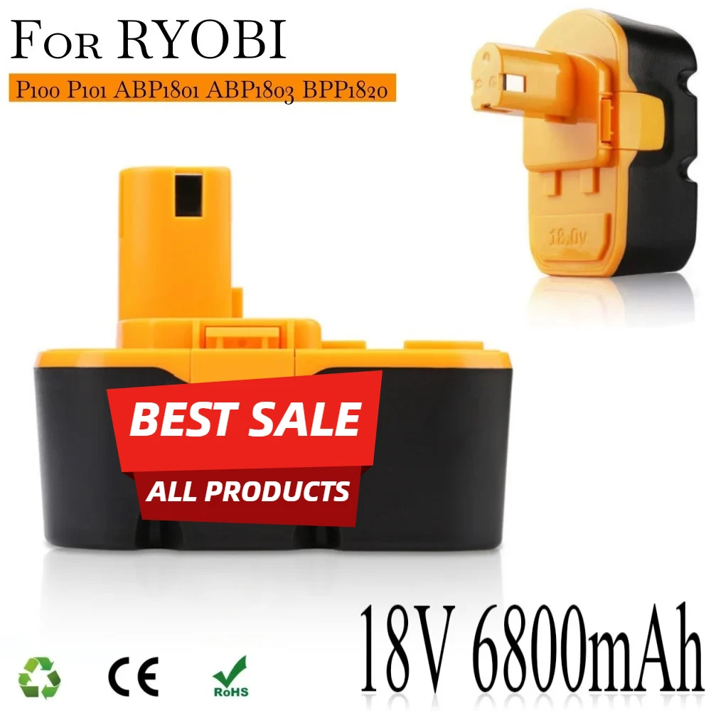 18V ABP1801 ABP1803 BCP1817 BPP-1813 BPP-1815 BPP-1817 BPP-1817M BPP-1820 For Ryobi Ni Tool Drill Battery Pack
18V ABP1801 ABP1803 BCP1817 BPP-1813 BPP-1815 BPP-1817 BPP-1817M BPP-1820 For Ryobi Ni Tool Drill Battery Pack