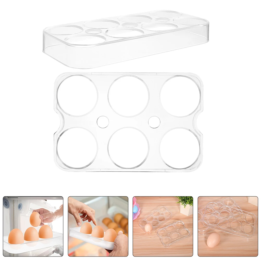 2pcs Holder Refrigerator Tray Eggs Organizer Storage Container For Fridge Drawer Antislip Design Stackable Silicone Egg Box
2pcs Holder Refrigerator Tray Eggs Organizer Storage Container For Fridge Drawer Antislip Design Stackable Silicone Egg Box