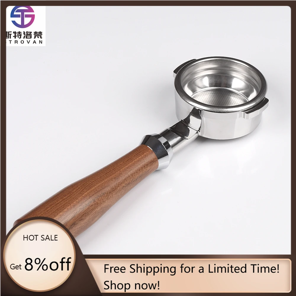STLF WJW Barista Tools Rosewood Handle 304 Stainless Steel Coffee Portafilter Espresso Bottomless Portafilter 58mm for Brev
STLF WJW Barista Tools Rosewood Handle 304 Stainless Steel Coffee Portafilter Espresso Bottomless Portafilter 58mm for Brev