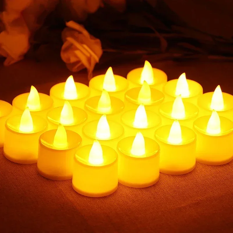 12/6Pcs Flameless LED Tealight Tea Candles Light Battery Operated Romantic Lights Birthday Party Wedding Valentine's Day Decor
12/6Pcs Flameless LED Tealight Tea Candles Light Battery Operated Romantic Lights Birthday Party Wedding Valentine's Day Decor