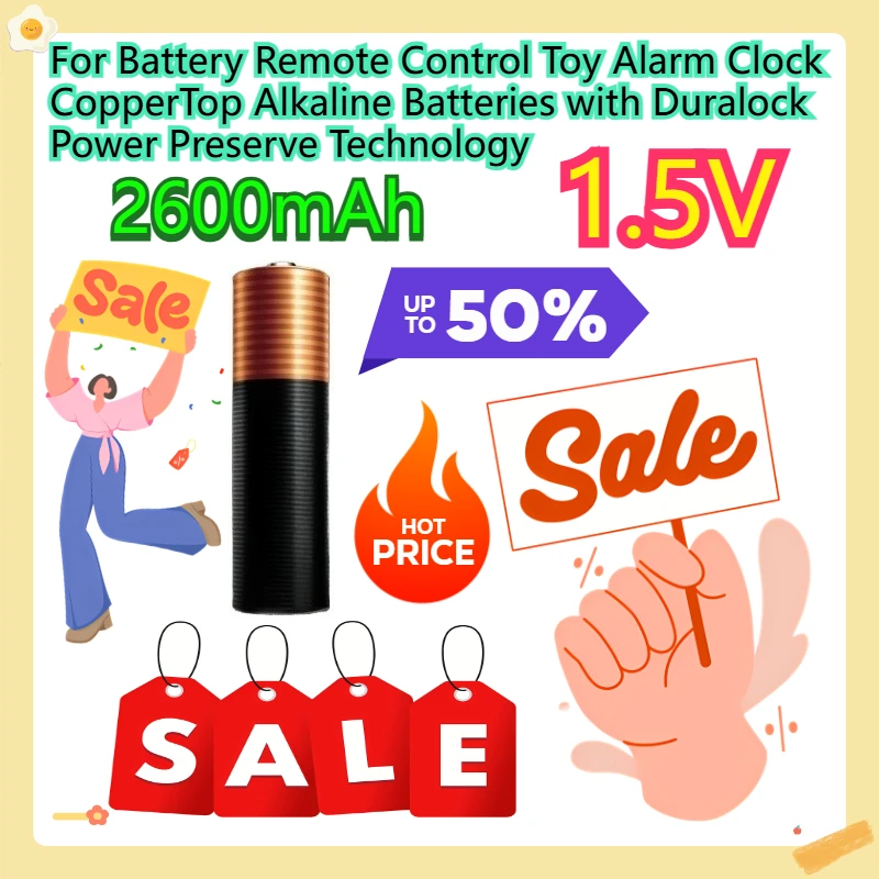 For Battery Remote Control Toy Alarm Clock CopperTop Alkaline Batteries with Duralock Power Preserve Technology
For Battery Remote Control Toy Alarm Clock CopperTop Alkaline Batteries with Duralock Power Preserve Technology