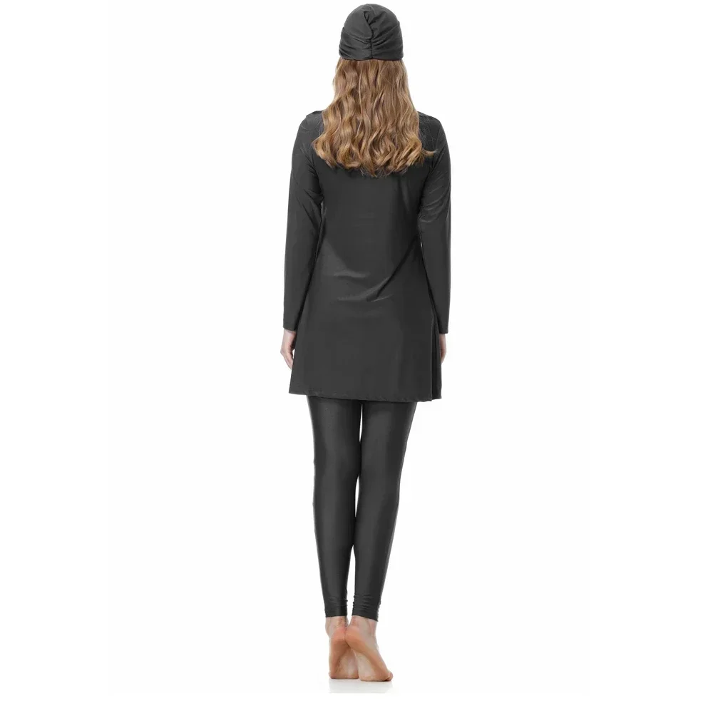 3 Piece Modest Women Muslim Set Hijab Swimwear Long Sleeve Swimsuit Islamic Arab Full Cover Burkini Sport Beachwear Swim Cotumes
3 Piece Modest Women Muslim Set Hijab Swimwear Long Sleeve Swimsuit Islamic Arab Full Cover Burkini Sport Beachwear Swim Cotumes