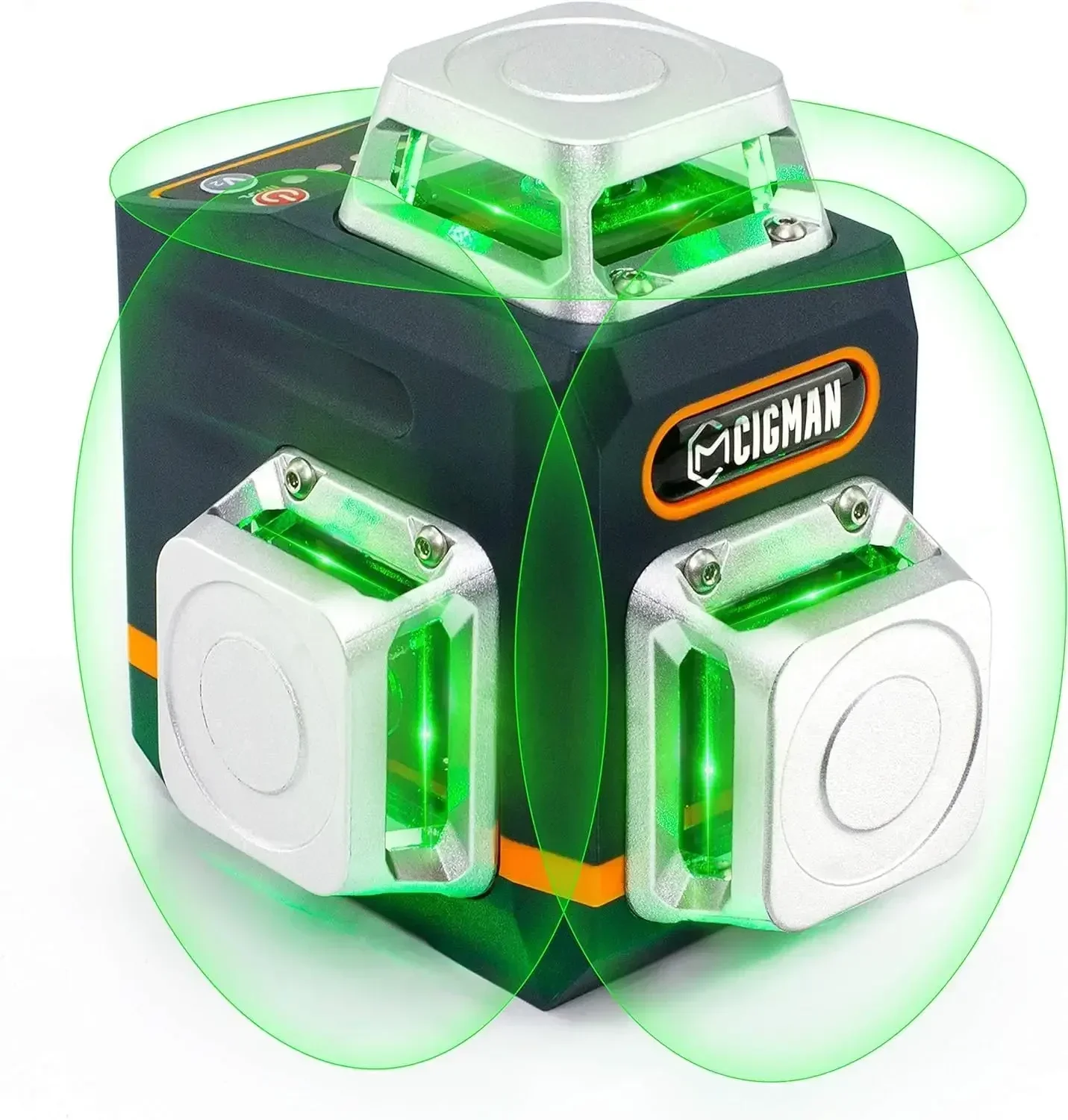 Laser Level Self Leveling 3x360° 3D Green Cross Line for Construction and Picture Hanging,Rechargeable battery,Remote Controller
Laser Level Self Leveling 3x360° 3D Green Cross Line for Construction and Picture Hanging,Rechargeable battery,Remote Controller