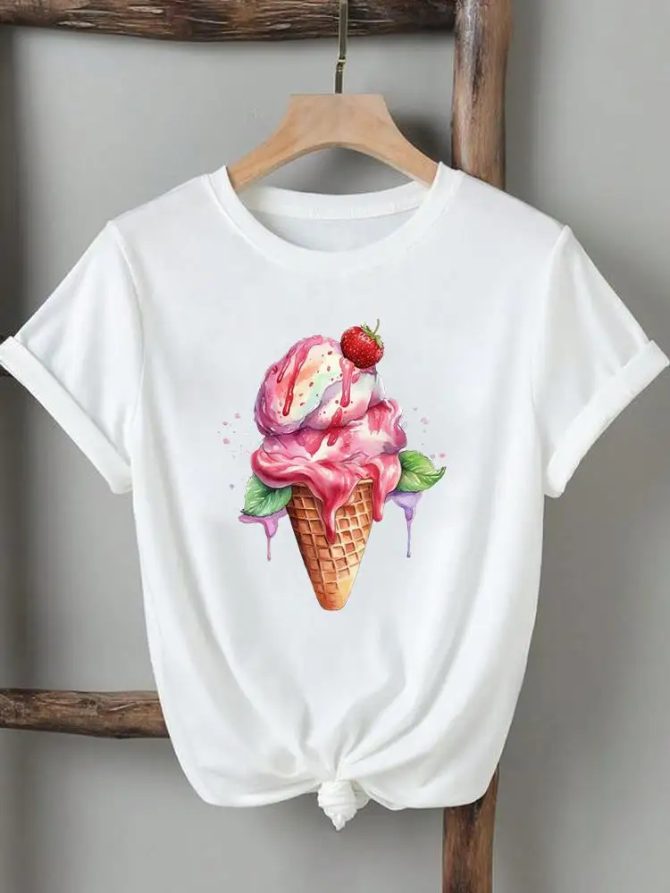 Short Sleeve Printed Tee Clothing Fashion Women Lady Sweet Cartoon 90s Printing T-Shirt Cartoon Tshirts Casual Graphic T Top
Short Sleeve Printed Tee Clothing Fashion Women Lady Sweet Cartoon 90s Printing T-Shirt Cartoon Tshirts Casual Graphic T Top