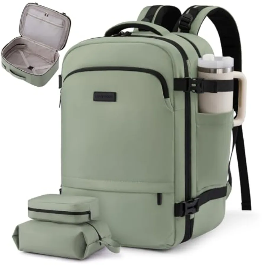 Carry On Travel Backpack For Women Flight Approved, 45L Personal Item Travel Bag Flight Approved, TSA Travel Bag Fit 17.3 Inch
Carry On Travel Backpack For Women Flight Approved, 45L Personal Item Travel Bag Flight Approved, TSA Travel Bag Fit 17.3 Inch