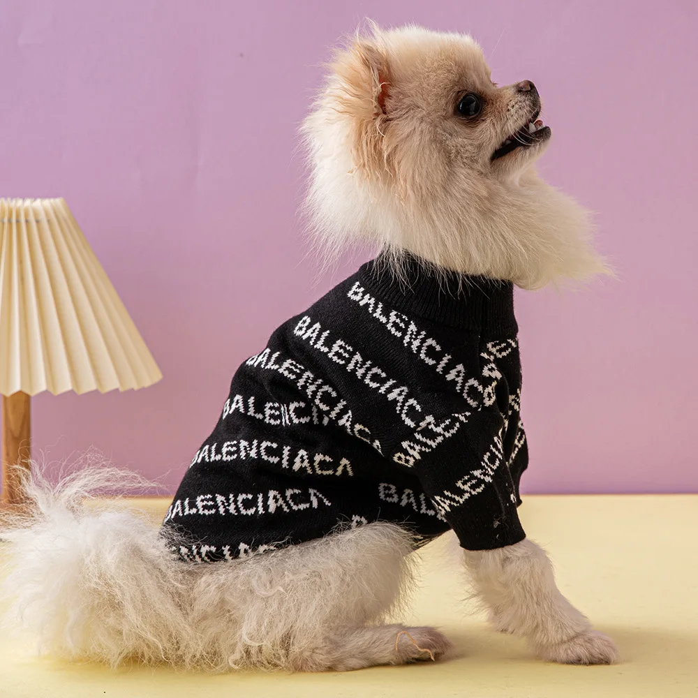 Alphabet Trendy Brand Pet Sweater French Bulldog Fashion Dog Clothes Thickened High Elasticity Knitwear
Alphabet Trendy Brand Pet Sweater French Bulldog Fashion Dog Clothes Thickened High Elasticity Knitwear