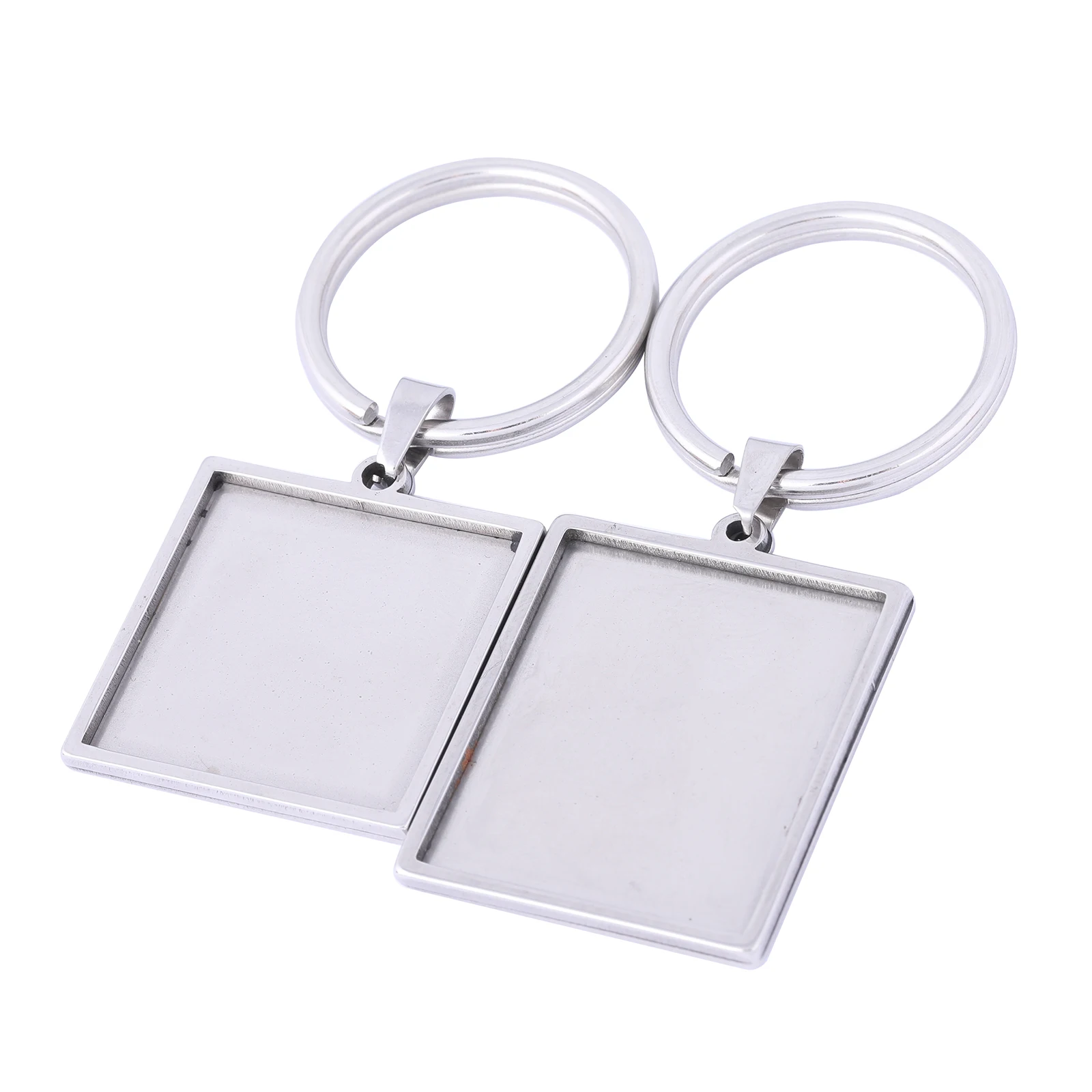 2pcs stainless steel square 25mm cabochon keychain base setting trays diy metal key chain keyring making accessories
2pcs stainless steel square 25mm cabochon keychain base setting trays diy metal key chain keyring making accessories