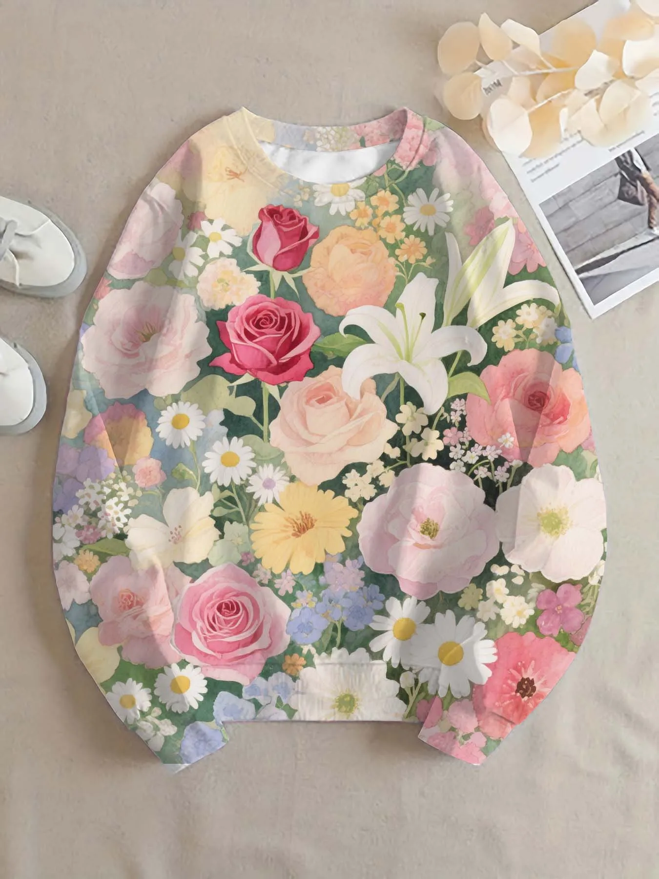 Flower Women round-neck sweatshirt 3D Print Y2k Streetwear Autumn New Sweatshirts Oversized Pullovers Tops Woman Clothing
Flower Women round-neck sweatshirt 3D Print Y2k Streetwear Autumn New Sweatshirts Oversized Pullovers Tops Woman Clothing