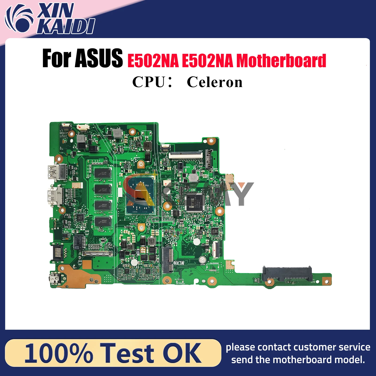 E502NA Материнская плата для ноутбука ASUS EeeBook E502N E502NA Материнская плата для ноутбука с процессором Celeron 100% тестирование ОК быстрая доставка stk
E502NA Материнская плата для ноутбука ASUS EeeBook E502N E502NA Материнская плата для ноутбука с процессором Celeron 100% тестирование ОК быстрая доставка stk
