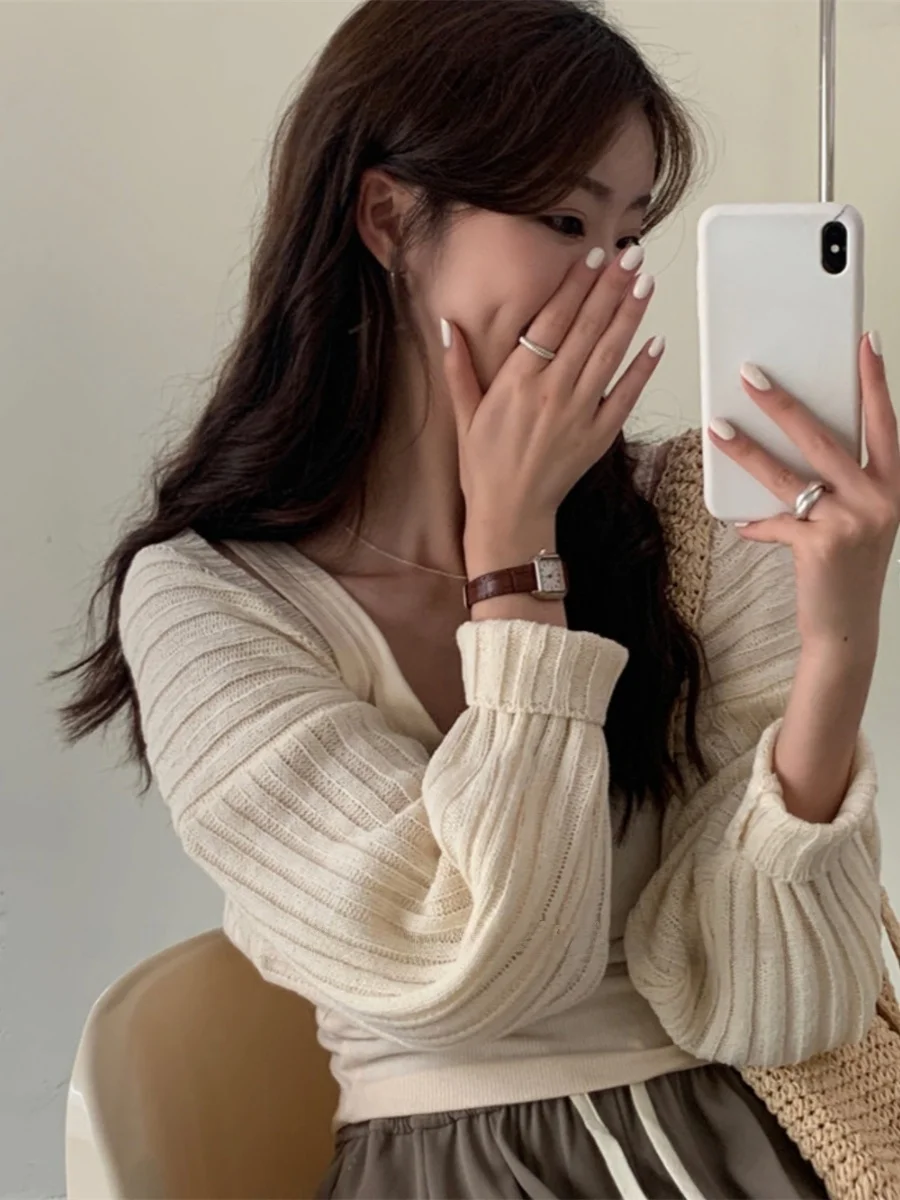 e Белый вязаный кардиган с запахом для похудения, чистый цвет, нежный универсальный универсальный кардиган для поездок на работу Faion Long Sve Crew Ne
e Белый вязаный кардиган с запахом для похудения, чистый цвет, нежный универсальный универсальный кардиган для поездок на работу Faion Long Sve Crew Ne