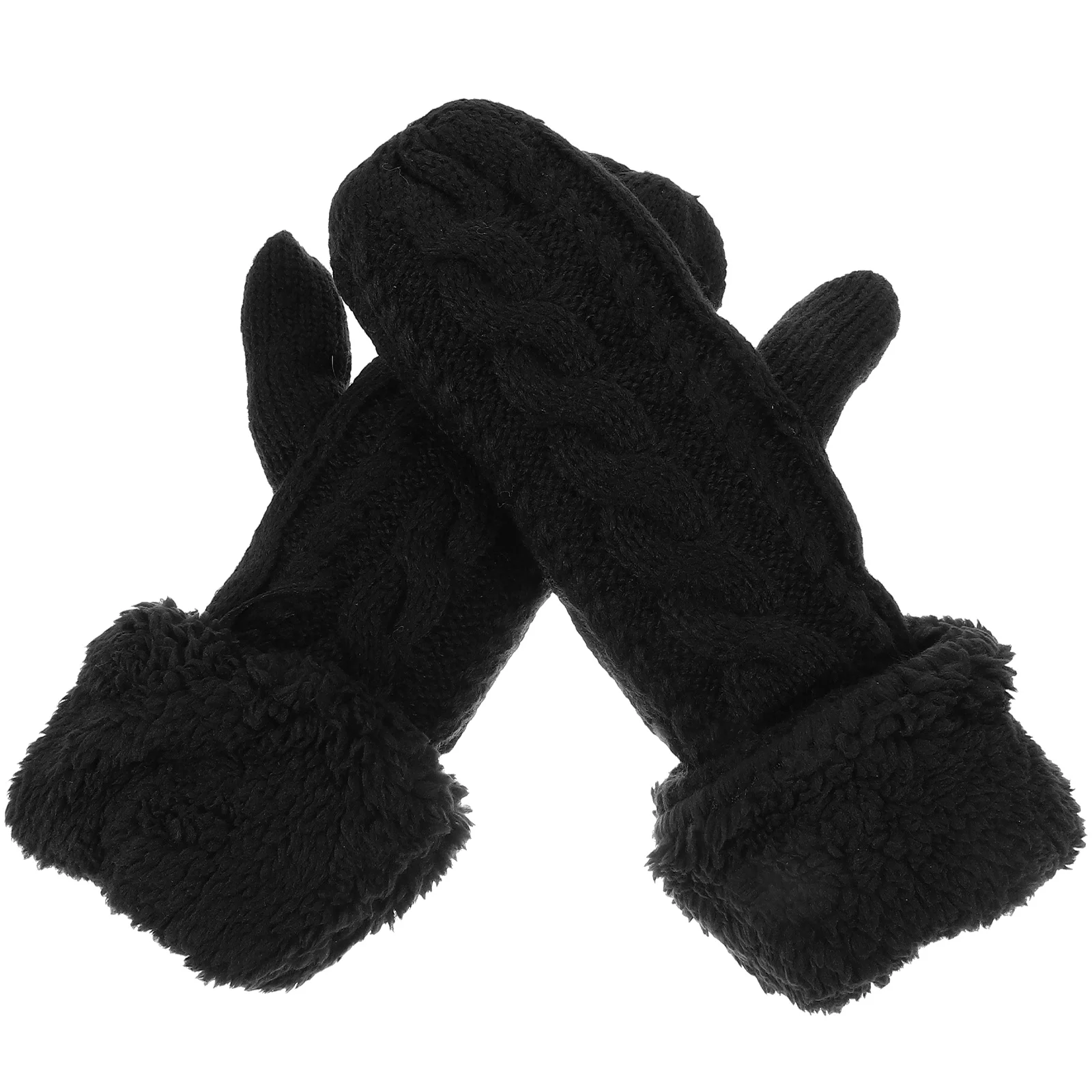 Windproof Warm Gloves Winter Thickened Knitted Mittens Stretchy Thermal Newborn
Windproof Warm Gloves Winter Thickened Knitted Mittens Stretchy Thermal Newborn