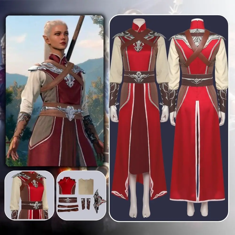 Baldur Cos Gate 3 Cosplay Celestial Warlock Costume Disguise Adult Women Dress Uniform Fantasia Outfits Halloween Carnival Suit 
Baldur Cos Gate 3 Cosplay Celestial Warlock Costume Disguise Adult Women Dress Uniform Fantasia Outfits Halloween Carnival Suit