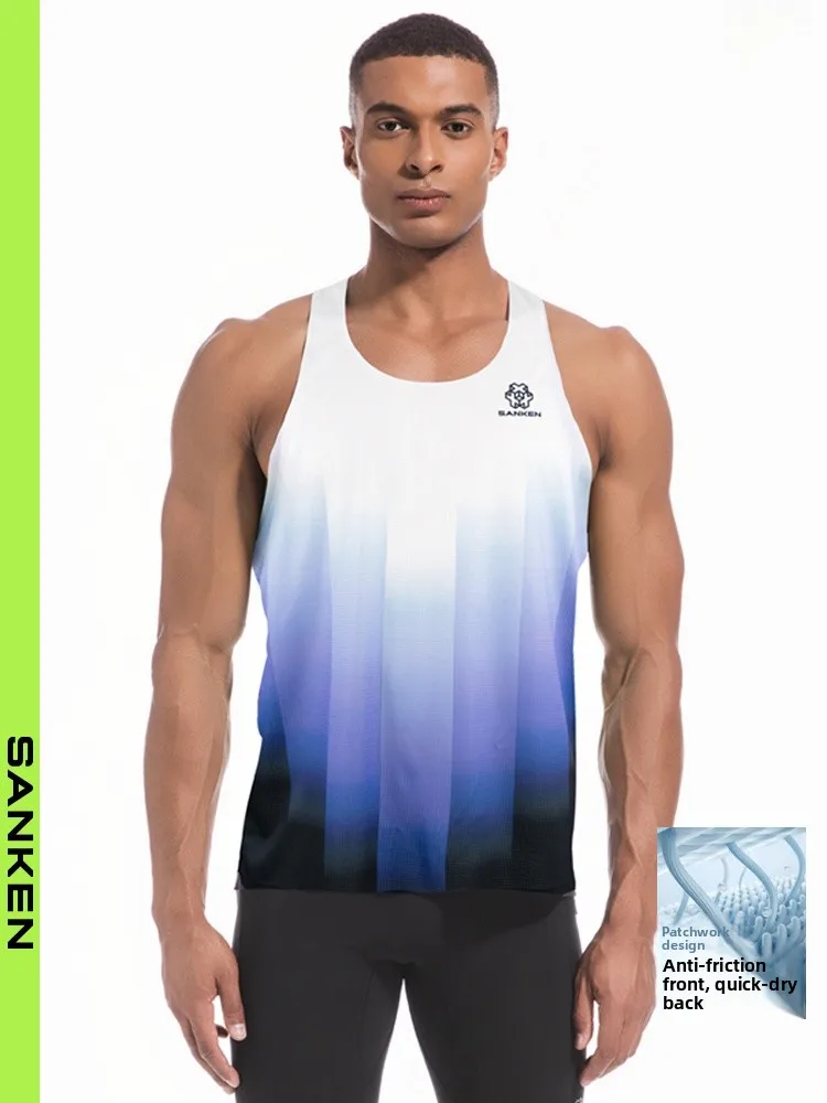 Sanken Lightweight Qui-Dry Breathable Training Marathon Men's Vest Sl Fit Wind Tunnel No Trace Me Hole Design
Sanken Lightweight Qui-Dry Breathable Training Marathon Men's Vest Sl Fit Wind Tunnel No Trace Me Hole Design