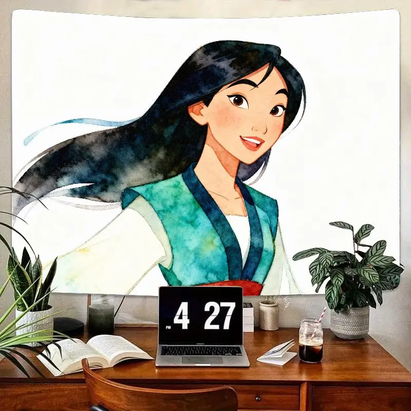 1 шт., акварельный гобелен Disney Mulan, современный полиэстер, настенное искусство, декор для гостиной, спальни, подарок для фанатов Mulan
1 шт., акварельный гобелен Disney Mulan, современный полиэстер, настенное искусство, декор для гостиной, спальни, подарок для фанатов Mulan