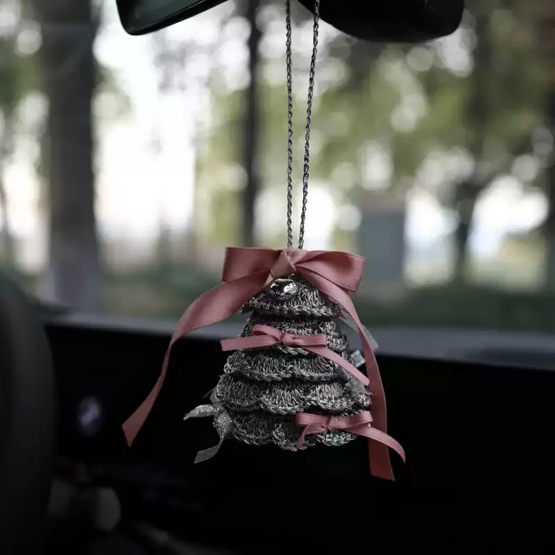 Handmade crochet tree car pendant, bow bell rearview mirror decoration, aesthetic home decoration, lucky gift
Handmade crochet tree car pendant, bow bell rearview mirror decoration, aesthetic home decoration, lucky gift