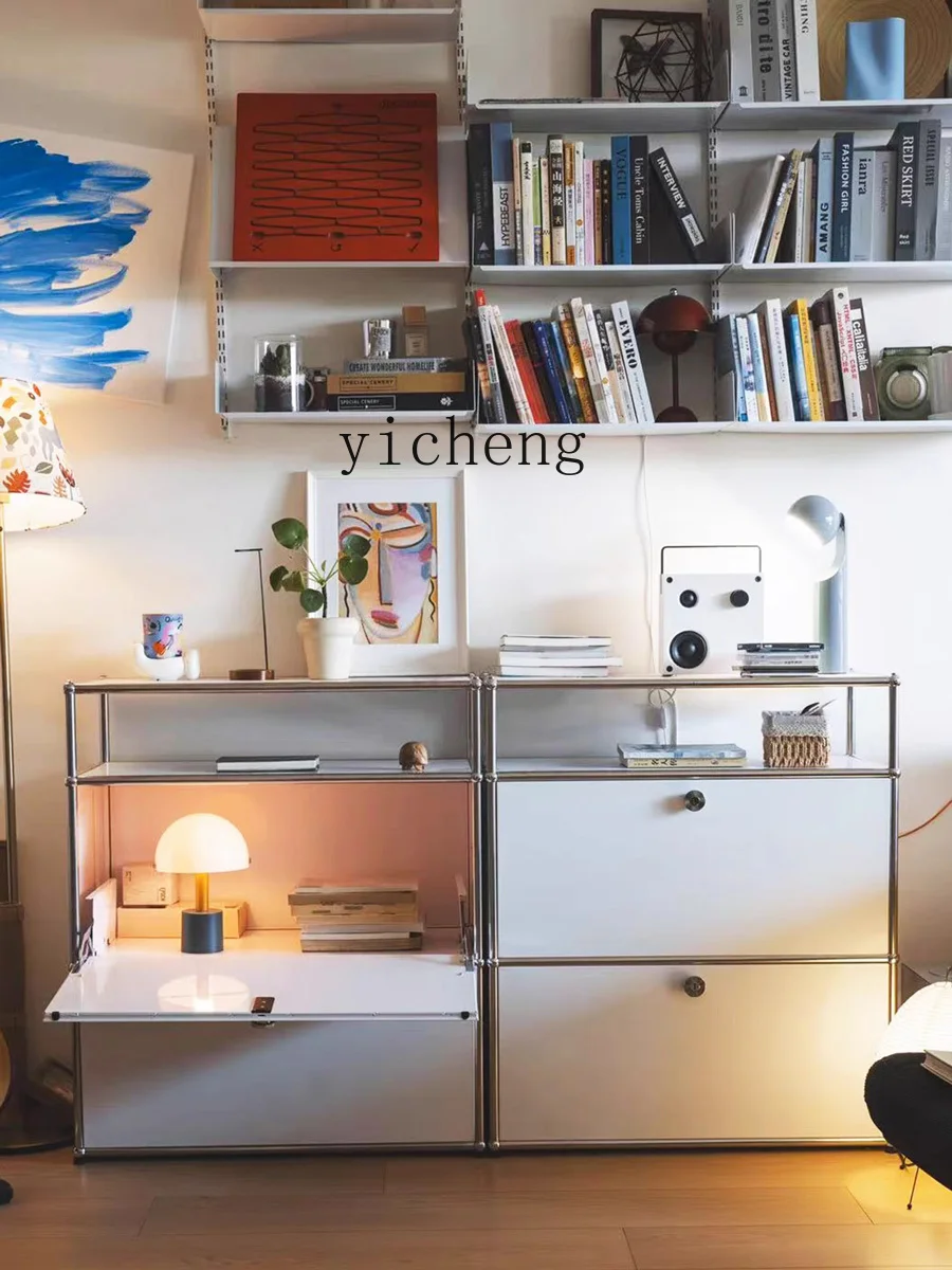 Second-Hand Stainless Steel Modular Combination Living Room Storage Cabinet Modern Minimalist TV Cabinet
Second-Hand Stainless Steel Modular Combination Living Room Storage Cabinet Modern Minimalist TV Cabinet