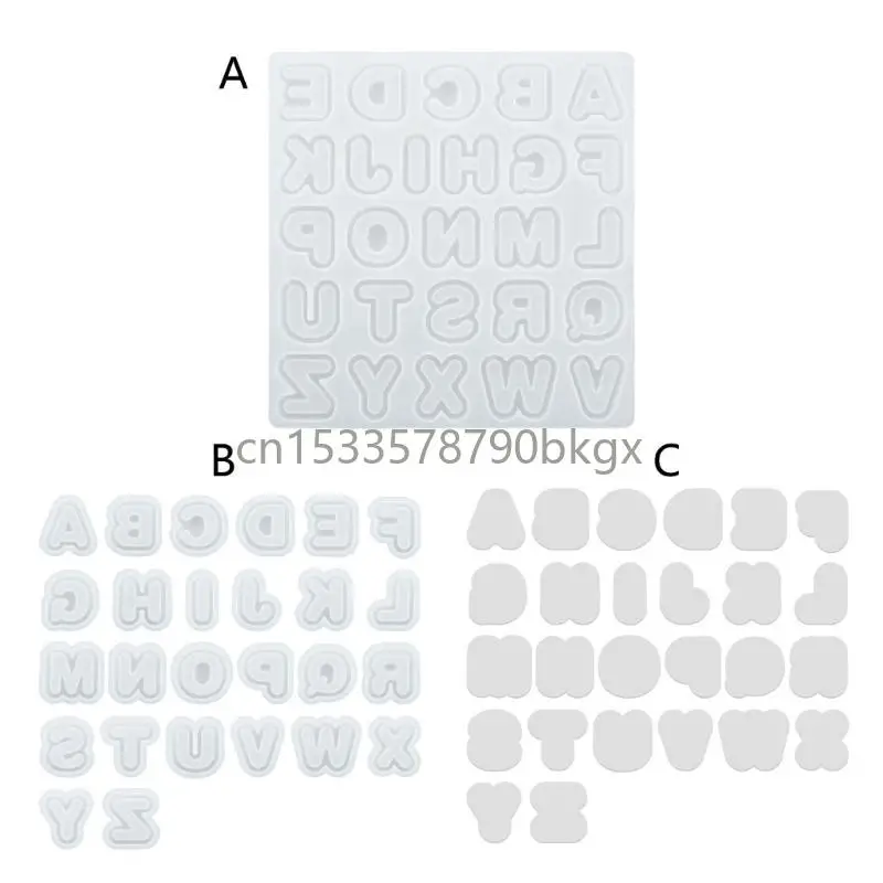 Letter Keychain Pendant Mirror Silicone Mold Letter Craft Mold Silicone Material J78E
Letter Keychain Pendant Mirror Silicone Mold Letter Craft Mold Silicone Material J78E