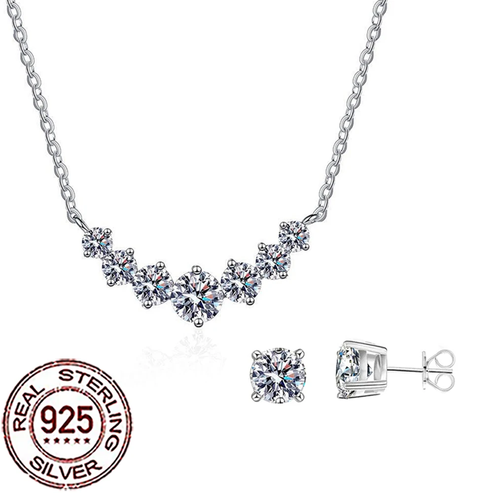 CWWZircons 925 Sterling Silver Delicate Round CZ Zircon Smile Design Necklace Earrings for Women Wedding Party Jewelry Set ST023
CWWZircons 925 Sterling Silver Delicate Round CZ Zircon Smile Design Necklace Earrings for Women Wedding Party Jewelry Set ST023