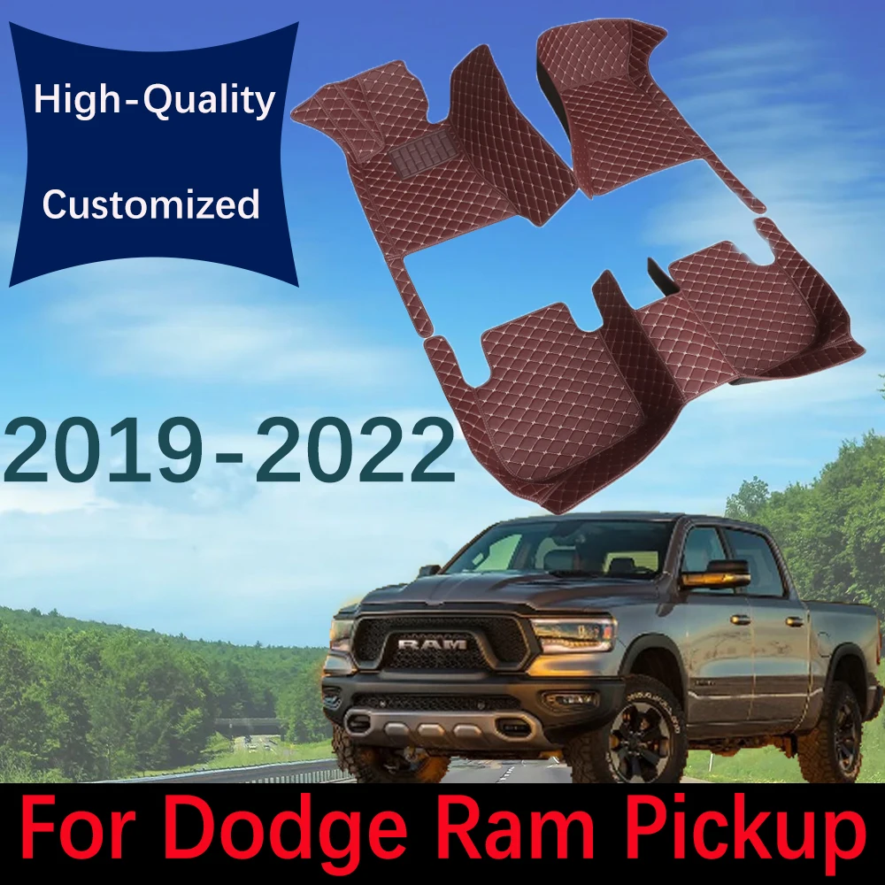 Custom Leather Car Floor Mats For Dodge ASV Ram 1500 DT 2019~2022 Waterproof Automobile Carpet Rugs Foot Pads Interior
Custom Leather Car Floor Mats For Dodge ASV Ram 1500 DT 2019~2022 Waterproof Automobile Carpet Rugs Foot Pads Interior
