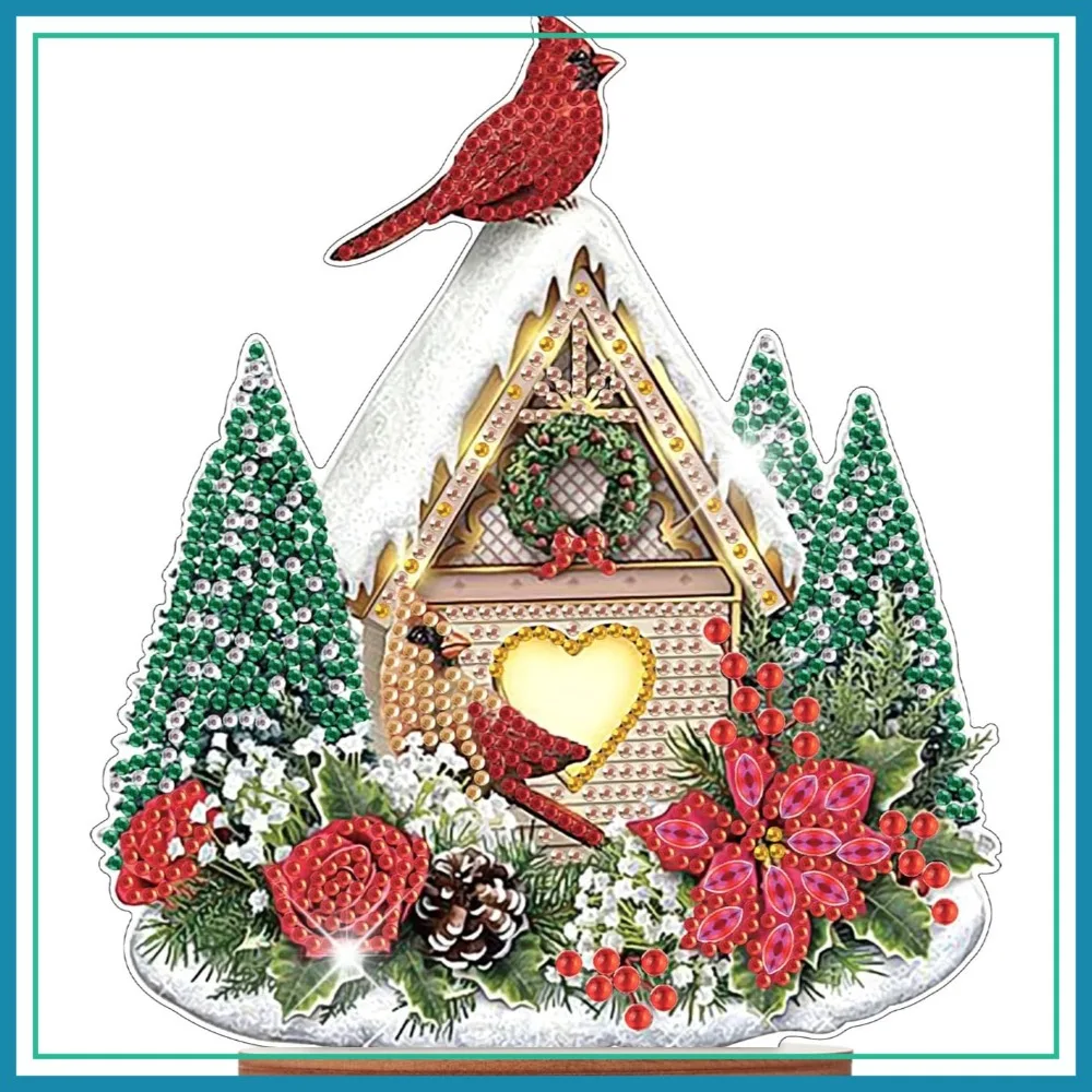 DIY 5D Diamond Painting Christmas Bird's Nest, Special Shaped Mosaic Art for Home Office Tabletop Decoration Gift
DIY 5D Diamond Painting Christmas Bird's Nest, Special Shaped Mosaic Art for Home Office Tabletop Decoration Gift
