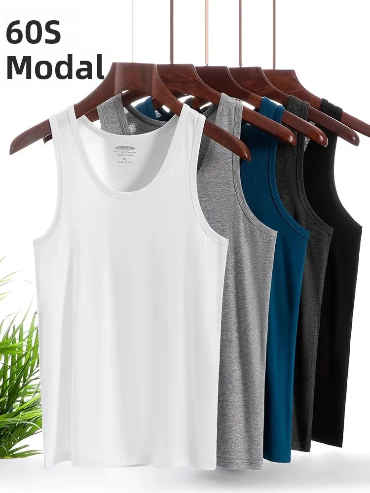 Men's Summer Ice Silk Modal Vest Thin No Sve Fitn Sports Tank Top White Underwear Base Layer Sweatirt Faion Urban S...
Men's Summer Ice Silk Modal Vest Thin No Sve Fitn Sports Tank Top White Underwear Base Layer Sweatirt Faion Urban S...