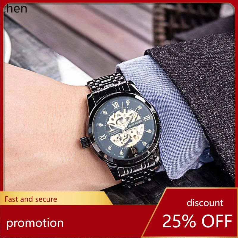 Zml vacuum electroplated automatic mechanical watch for men
Zml vacuum electroplated automatic mechanical watch for men