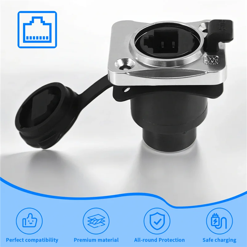A33R-IP67 Network RJ45 Waterproof Connectors / Ethernet RJ45 Waterproof Plug + Waterproof Socket For Outdoor Ethernet
A33R-IP67 Network RJ45 Waterproof Connectors / Ethernet RJ45 Waterproof Plug + Waterproof Socket For Outdoor Ethernet