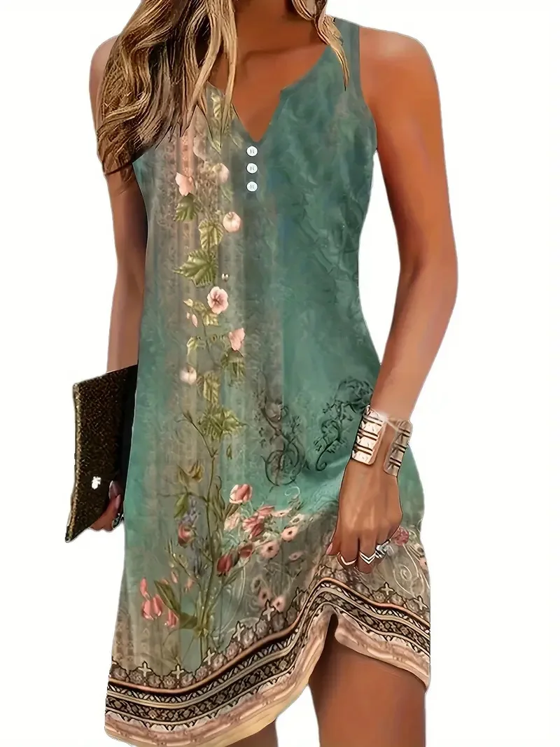 Qx Dress Knee-length Beach Style Slim Dress Summer Dress 2025 68912 Printed Sleeveless Mid-length Dress
Qx Dress Knee-length Beach Style Slim Dress Summer Dress 2025 68912 Printed Sleeveless Mid-length Dress