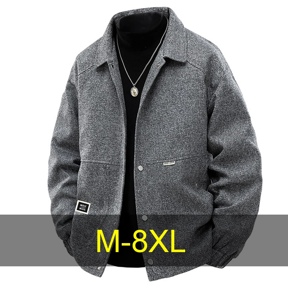 Vintage Jacket Coat Men 8XL Plus Size Jacket Fashion Casual Solid Color Coats Male Spring Autumn Outerwear Big Size 8XL
Vintage Jacket Coat Men 8XL Plus Size Jacket Fashion Casual Solid Color Coats Male Spring Autumn Outerwear Big Size 8XL