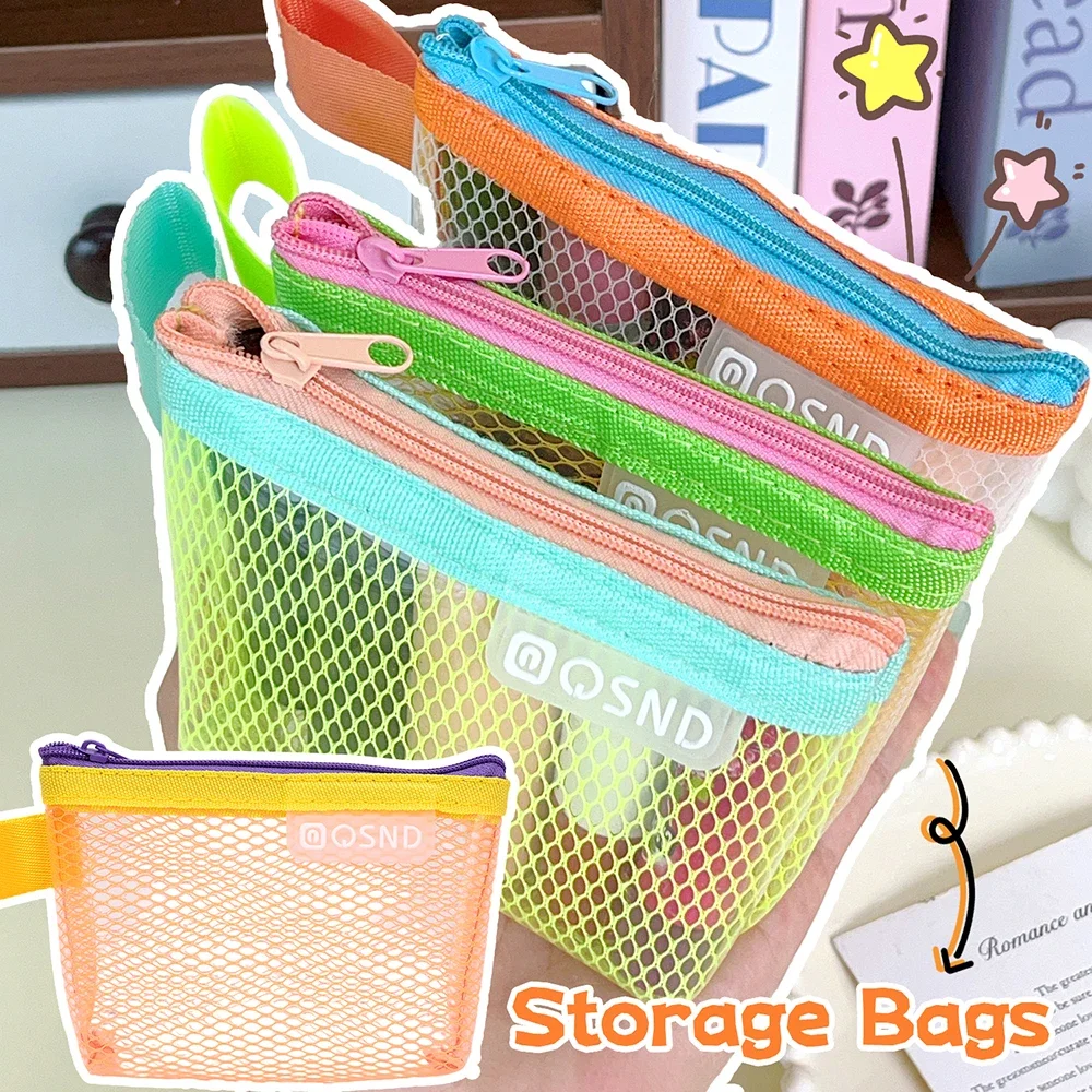 Travel Makeup Bag Colorful Transparent Mesh Cosmetic Organizer Zipper Toiletry Bag Women Washable Portable Hanging Storage Pouch
Travel Makeup Bag Colorful Transparent Mesh Cosmetic Organizer Zipper Toiletry Bag Women Washable Portable Hanging Storage Pouch