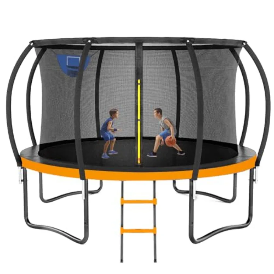Outdoor round trampoline for kids and adults galvanized steel frame with UV-resistant black jumping mat ASTM-approved safety en
Outdoor round trampoline for kids and adults galvanized steel frame with UV-resistant black jumping mat ASTM-approved safety en